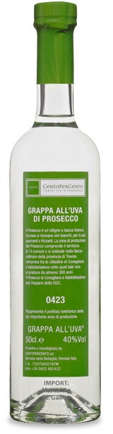 Grappa all`Uva di Prosecco